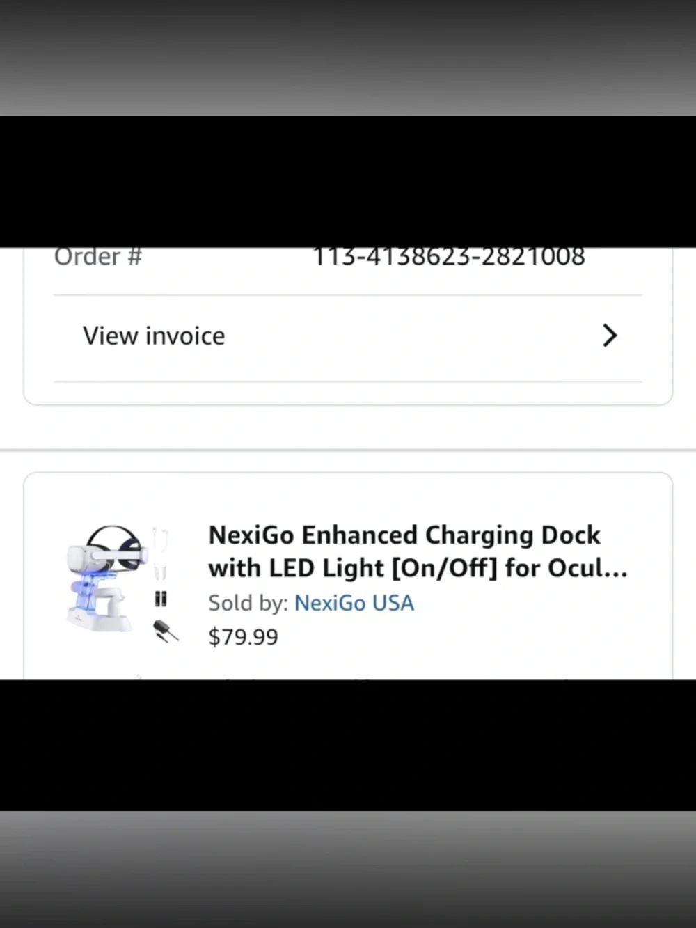 S2 Pro VR Headset Charging Dock - White